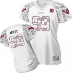 Jerseys Factory Cheap Nike Texans #99 J.J. Watt White With 10TH