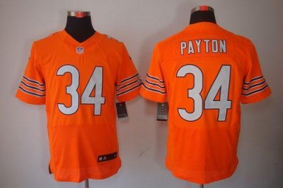 Jerseys Factory Cheap Nike Bears #34 Walter Payton Orange Altern