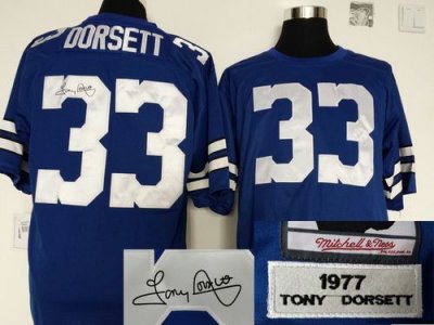 Jerseys Factory Cheap Mitchell And Ness Autographed Cowboys #33