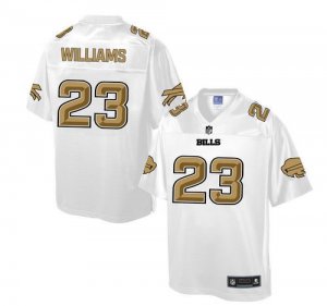 Jerseys Factory Cheap Nike Bills #23 Aaron Williams White Men's