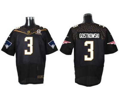 Jerseys Factory Cheap Nike Patriots #3 Stephen Gostkowski Black