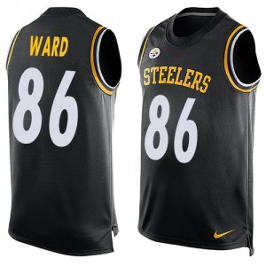 Jerseys Factory Cheap Nike Steelers #86 Hines Ward Black Team Co