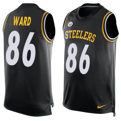 Jerseys Factory Cheap Nike Steelers #86 Hines Ward Black Team Co