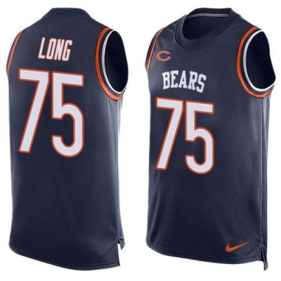 Jerseys Factory Cheap Nike Bears #75 Kyle Long Navy Blue Team Co