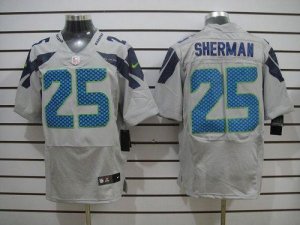 Jerseys Factory Cheap Nike Seahawks #25 Richard Sherman Grey Alt