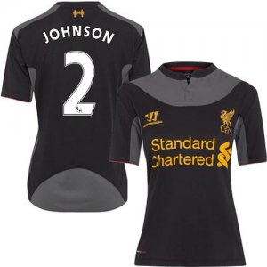 Jerseys Factory Cheap Women's Liverpool #2 Glen Johnson Away Soc