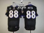 Jerseys Factory Cheap Nike Ravens #88 Dennis Pitta Black Alterna