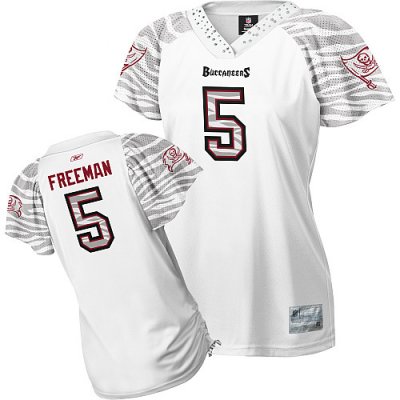 Jerseys Factory Cheap Buccaneers #5 Josh Freeman White Women's Z