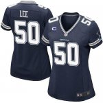 Jerseys Factory Cheap Nike Cowboys #50 Sean Lee Navy Blue Team C