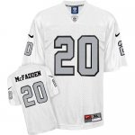 Jerseys Factory Cheap Nike Raiders #20 Darren McFadden White Sil