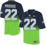 Jerseys Factory Cheap Nike Seahawks #22 C. J. Prosise Steel Blue