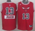 Jerseys Factory Cheap Bulls #13 Joakim Noah Red 2014-15 Christma
