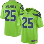 Jerseys Factory Cheap Nike Seahawks #25 Richard Sherman Green Me