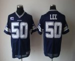 Jerseys Factory Cheap Nike Cowboys #50 Sean Lee Navy Blue Team C