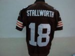 Jerseys Factory Cheap Browns #18 Donte Stallworth Brown Stitched