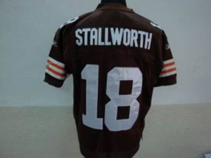 Jerseys Factory Cheap Browns #18 Donte Stallworth Brown Stitched