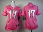 Jerseys Factory Cheap Nike Chargers #17 Philip Rivers Pink Women