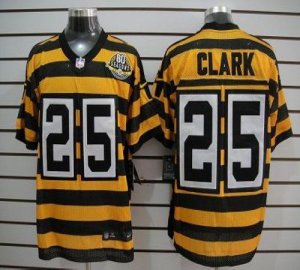 Jerseys Factory Cheap Nike Steelers #25 Ryan Clark Yellow/Black