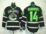 Jerseys Factory Cheap Canucks #14 Alexandre Burrows Black Ice Em