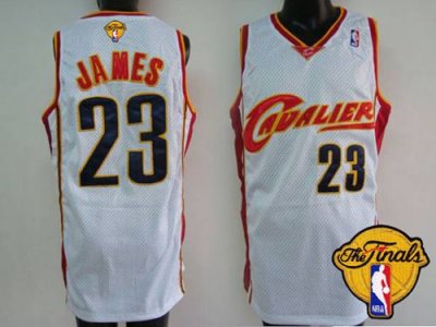 Jerseys Factory Cheap Cavaliers #23 LeBron James White The Final