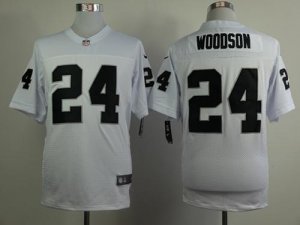 Jerseys Factory Cheap Nike Raiders #24 Charles Woodson White Men