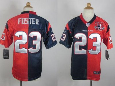 Jerseys Factory Cheap Nike Texans #23 Arian Foster Navy Blue/Red