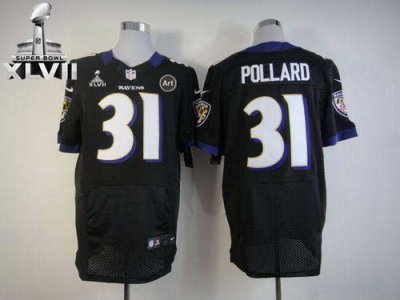 Jerseys Factory Cheap Nike Ravens #31 Bernard Pollard Black Alte