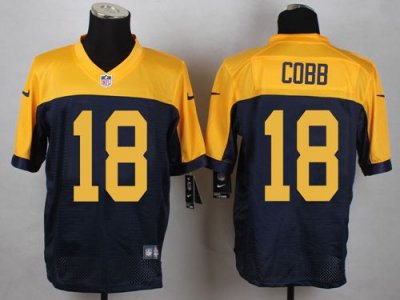 Jerseys Factory Cheap Nike Packers #18 Randall Cobb Navy Blue Al