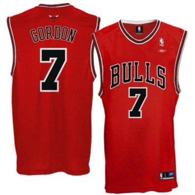 Jerseys Factory Cheap Bulls #7 Ben Gordon Embroidered Red NBA Je