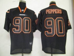 Jerseys Factory Cheap Bears #90 Julius Peppers Lights Out Black