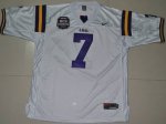 Jerseys Factory Cheap LSU Tigers #7 Tyrann Mathieu White 2012 BC