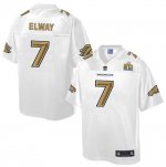 Jerseys Factory Cheap Nike Broncos #7 John Elway White Men's NFL