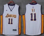 Jerseys Factory Cheap Lakers #11 Yi Jianlian White Stitched NBA
