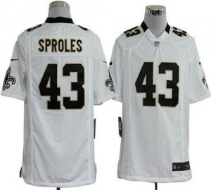 Jerseys Factory Cheap Nike Saints #43 Darren Sproles White Men's