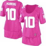 Jerseys Factory Cheap Nike Giants #10 Eli Manning Pink Women's B