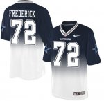 Jerseys Factory Cheap Nike Cowboys #72 Travis Frederick Navy Blu