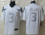 Jerseys Factory Cheap Nike Seahawks #3 Russell Wilson White Men'