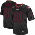 Jerseys Factory Cheap Nike 49ers #80 Jerry Rice Lights Out Black