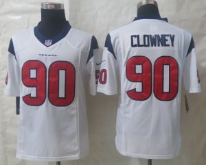 Jerseys Factory Cheap Nike Texans #90 Jadeveon Clowney White Men
