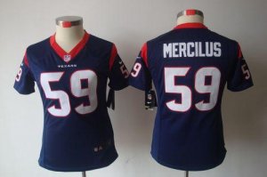 Jerseys Factory Cheap Nike Texans #59 Whitney Mercilus Navy Blue