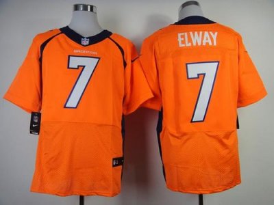 Jerseys Factory Cheap Nike Broncos #7 John Elway Orange Team Col