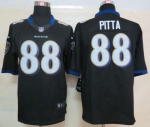 Jerseys Factory Cheap Nike Ravens #88 Dennis Pitta Black Alterna