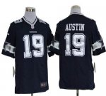 Jerseys Factory Cheap Nike Cowboys #19 Miles Austin Navy Blue Te