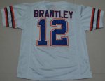 Jerseys Factory Cheap Gators #12 John Brantley White Embroidered