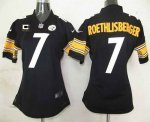Jerseys Factory Cheap Nike Steelers #7 Ben Roethlisberger Black