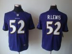 Jerseys Factory Cheap Nike Ravens #52 Ray Lewis Purple Team Colo