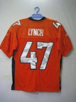 Jerseys Factory Cheap Broncos #47 John Lynch Orange Stitched NFL
