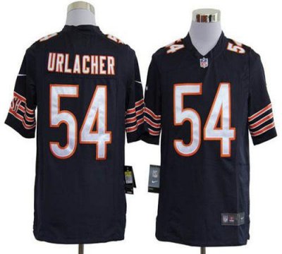 Jerseys Factory Cheap Nike Bears #54 Brian Urlacher Navy Blue Te