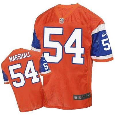 Jerseys Factory Cheap Nike Broncos #54 Brandon Marshall Orange T