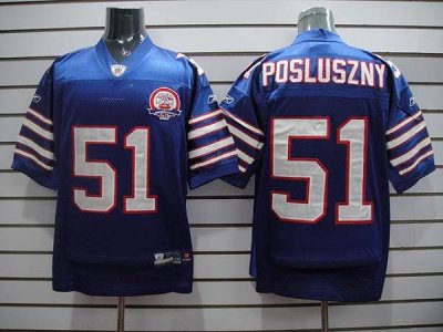 Jerseys Factory Cheap Bills #51 Bill Posluszny Baby Blue AFL 50t